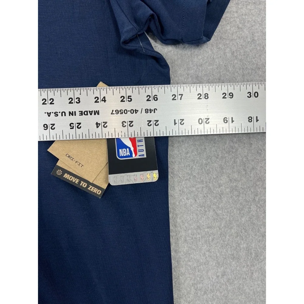 Dallas Mavericks Basketball Polo Shirt Mens 2XL Navy Nike Dri Fit Short Sleeve